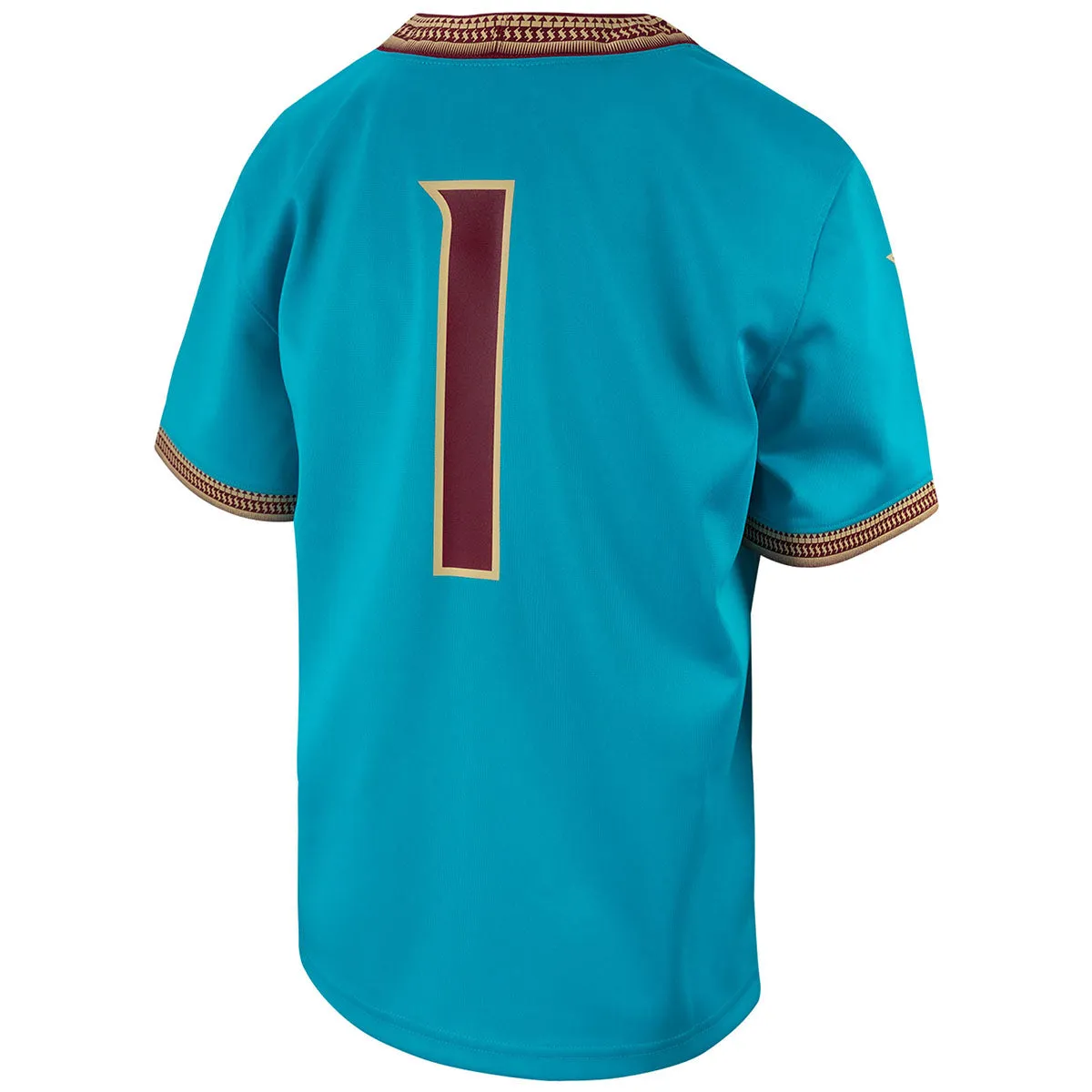 Nike Kid's Florida State Seminoles 2024 #1 Football Alternate Jersey - Turquoise