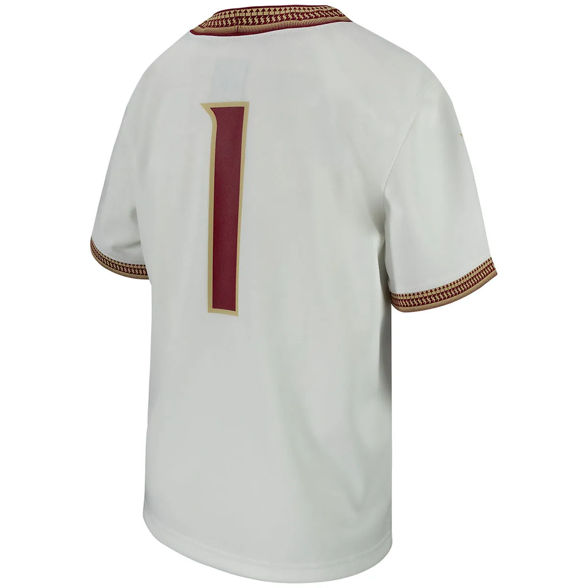 Nike Kid's Florida State Seminoles 2024 #1 Replica Football Jersey - White