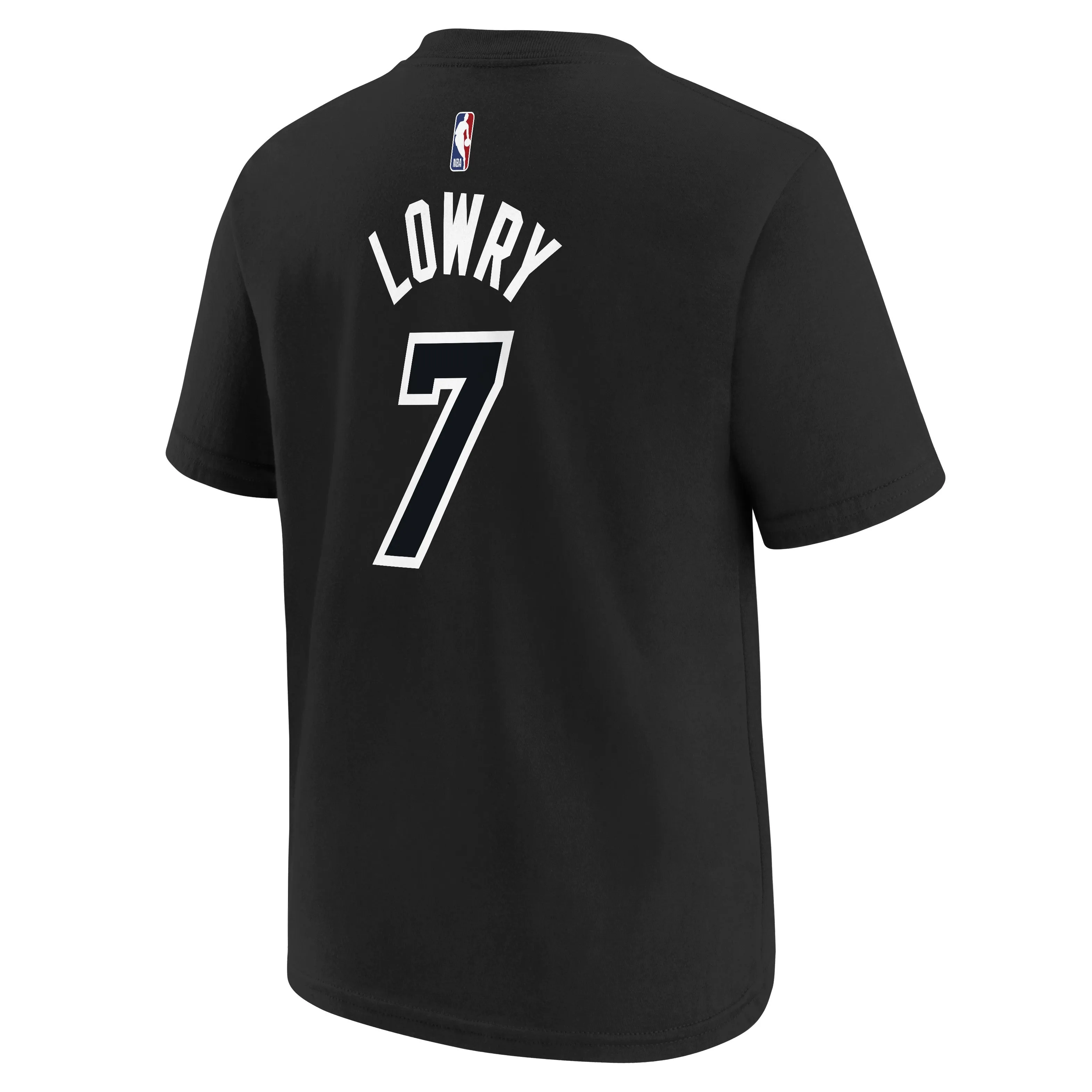 Nike NBA Boys Youth (8-20) Kyle Lowry Miami Heat Essential Mixtape Short Sleeve T-Shirt, Black