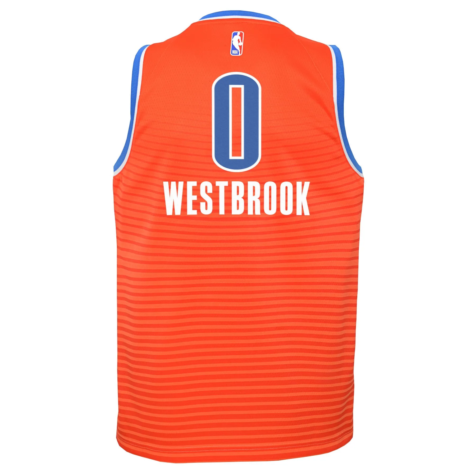 Nike NBA Boys Youth (8-20) Oklahoma City Thunder Russell Westbrook #0 Swingman Statement Jersey, Orange