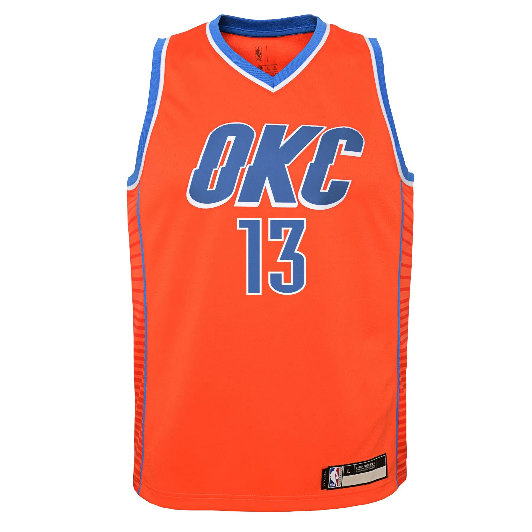 Nike NBA Youth Boys Oklahoma City Thunder Paul George #13 Swingman Statement Jersey
