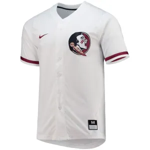 Nike Unisex 2025 Florida State Seminole Logo Softball Jersey - White