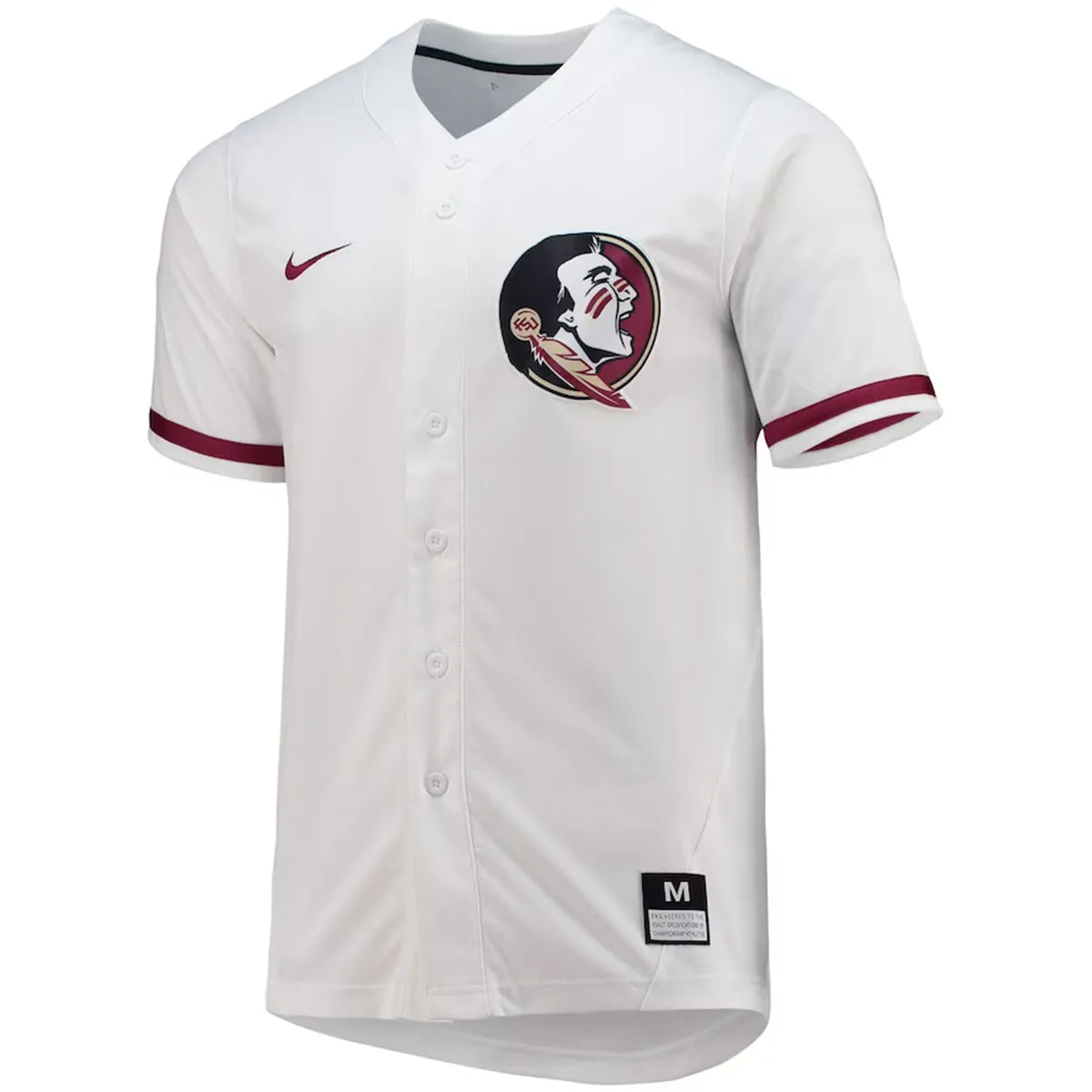 Nike Unisex 2025 Florida State Seminole Logo Softball Jersey - White