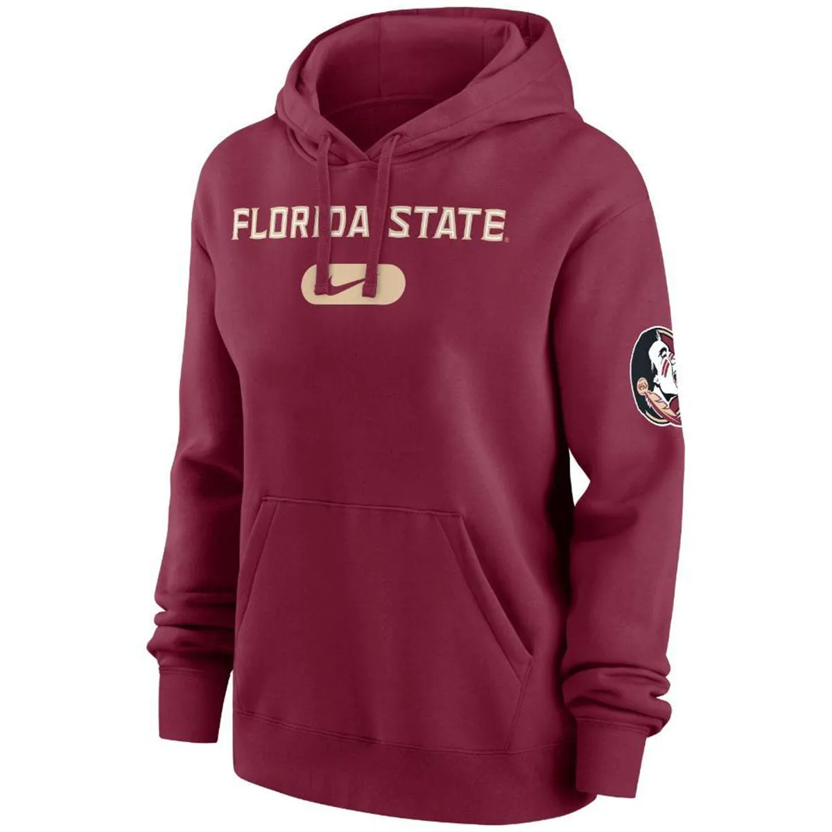 Nike Women's  Florida State Club Fleece Hood - Garnet