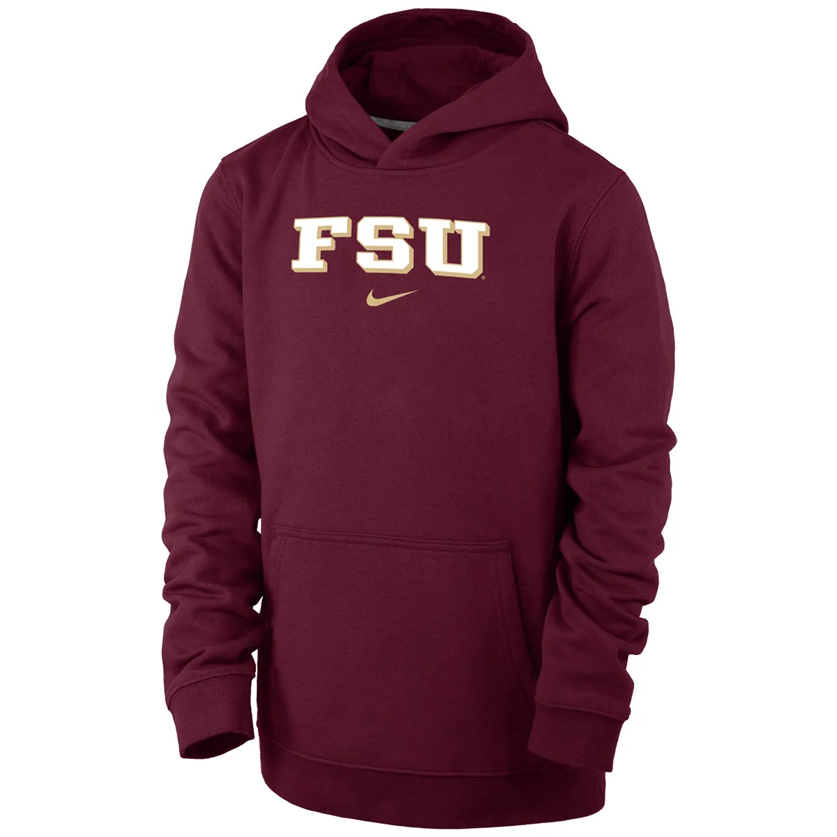 Nike Youth FSU Club Fleece PO Hood - Garnet