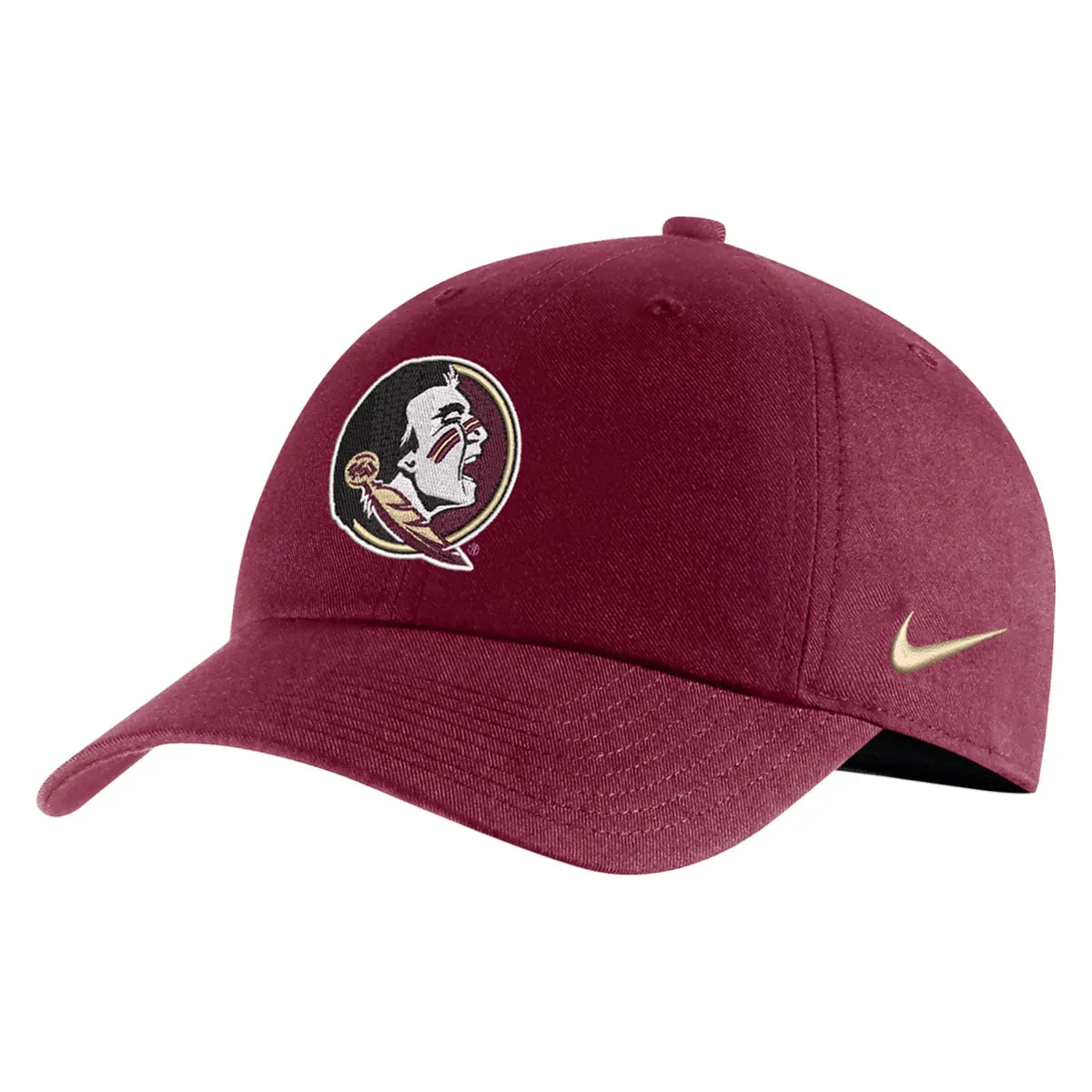 Nike Youth  Seminole Logo Adjustable Club Cap - Garnet