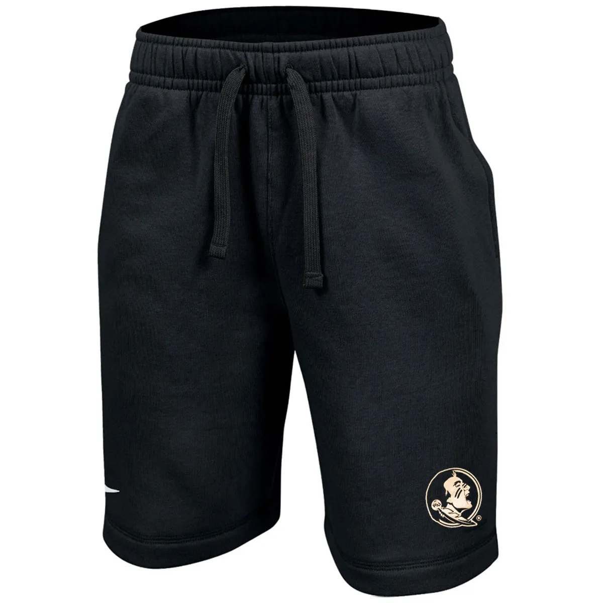Nike Youth Seminole Logo Club Fleece Short - Black
