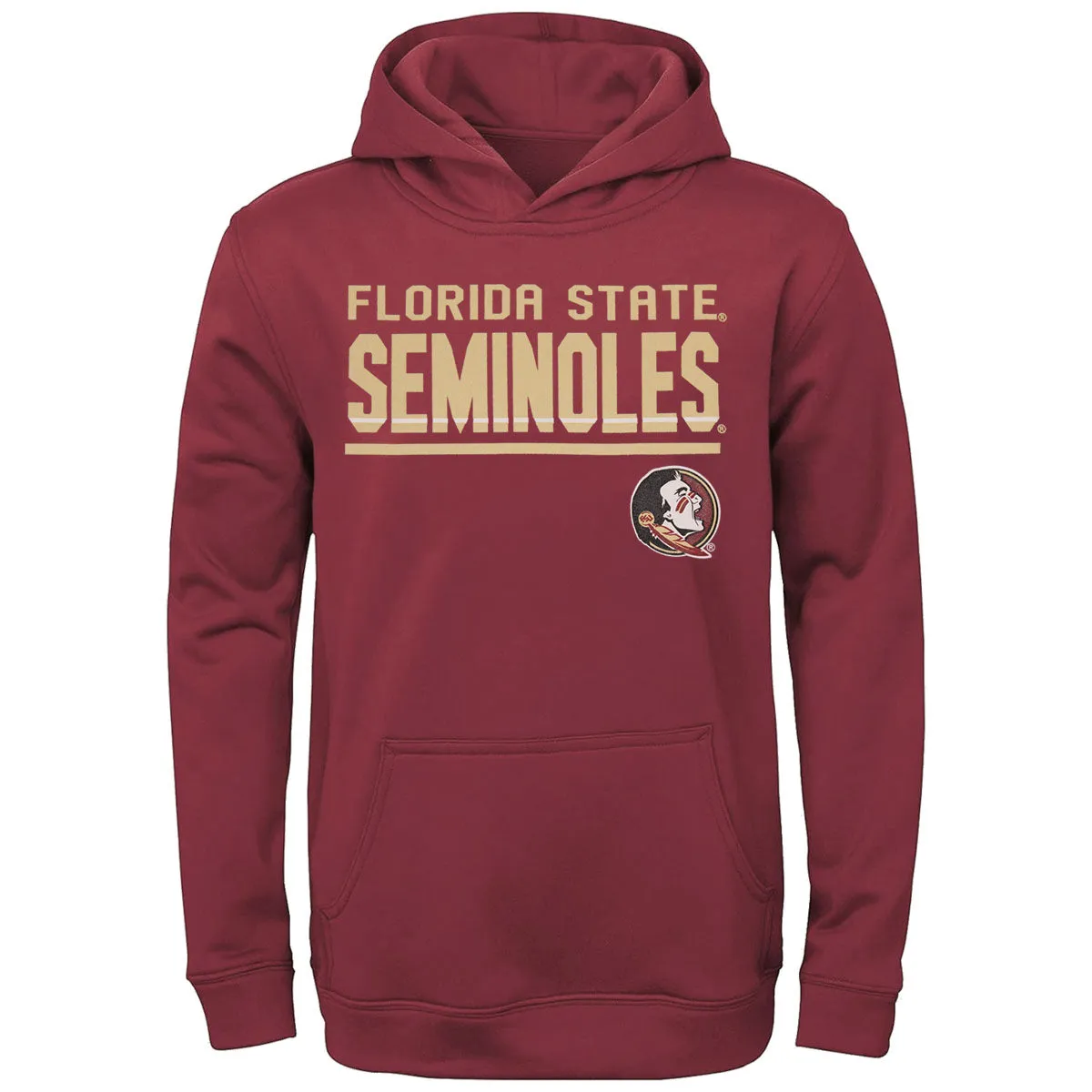 Outerstuff Kid's Florida State Seminoles/Seminole Logo Performance Hood - Garnet