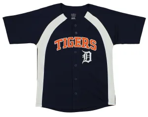 Outerstuff MLB Youth Boys Detroit Tigers Blank Baseball Jersey, Navy
