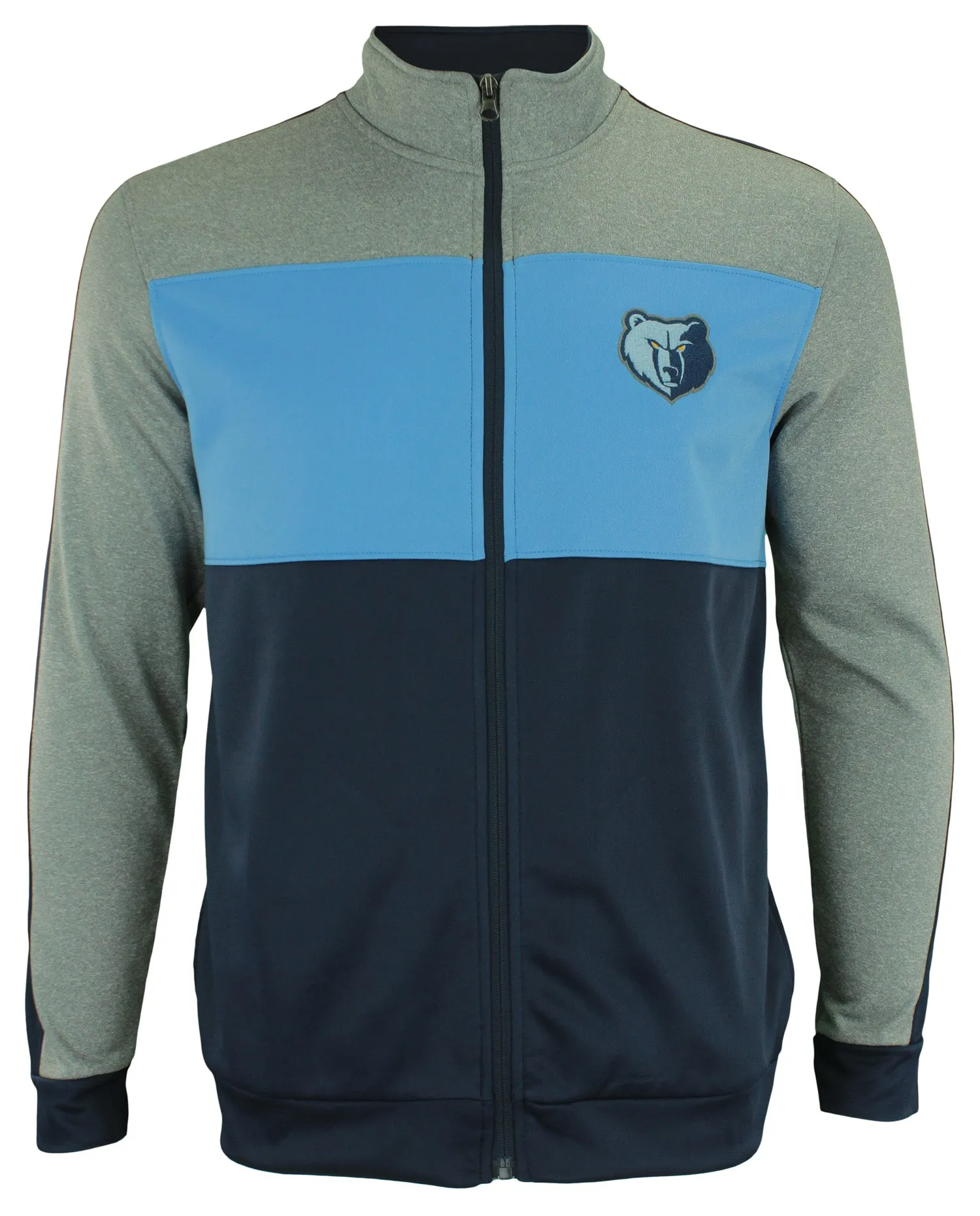 OuterStuff NBA Youth Memphis Grizzlies Performance Full Zip Stripe Jacket