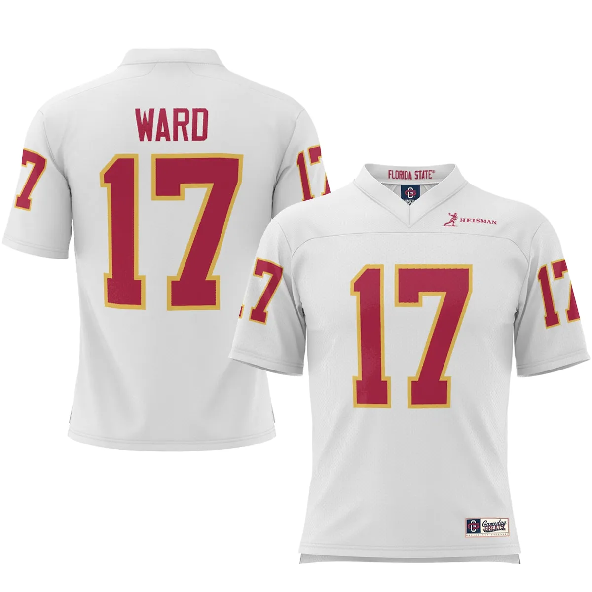 ProSphere Charlie Ward Throwback #17 Heisman Football Jersey - White