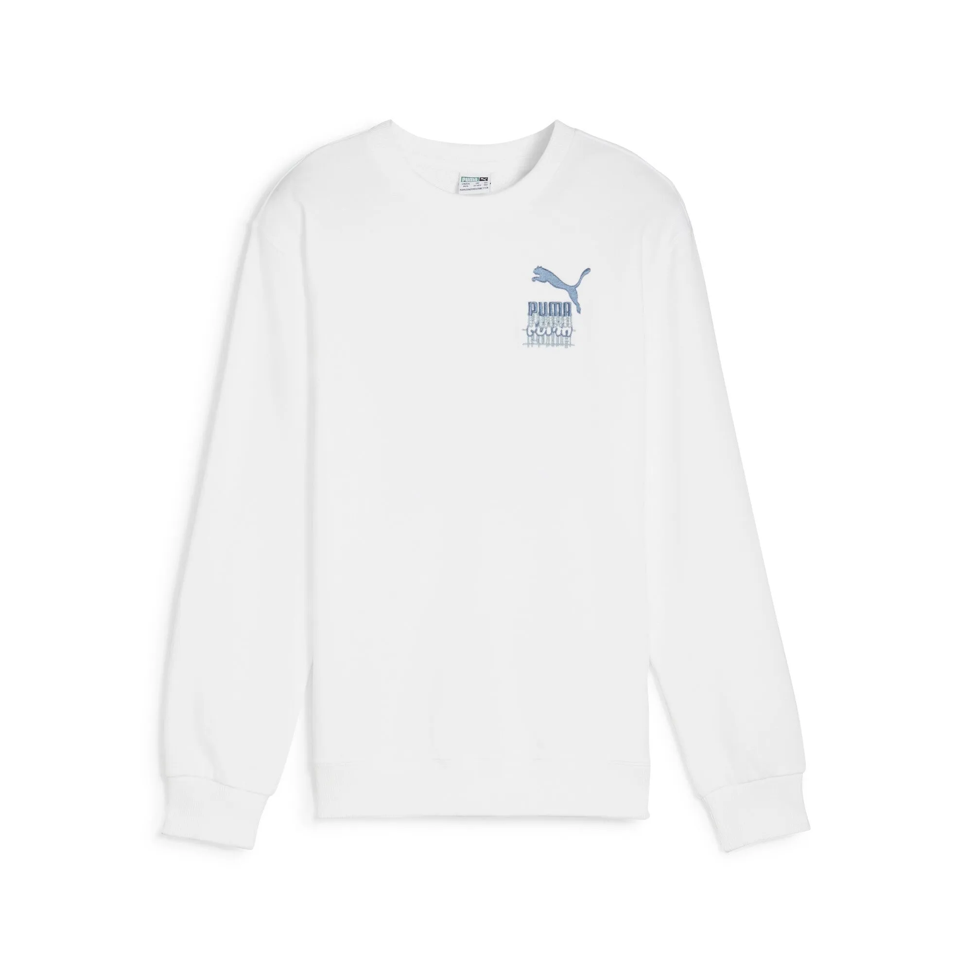 PUMA Big Kids' CLASSICS BRAND LOVE Crew