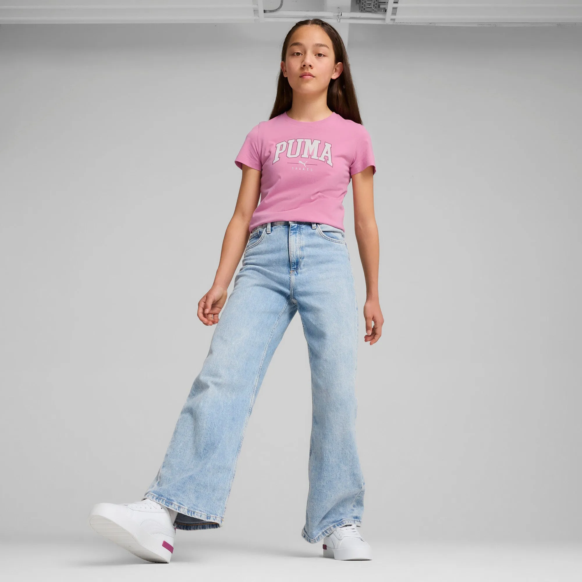 PUMA Big Kids' Girls' SQUAD Tee Youth