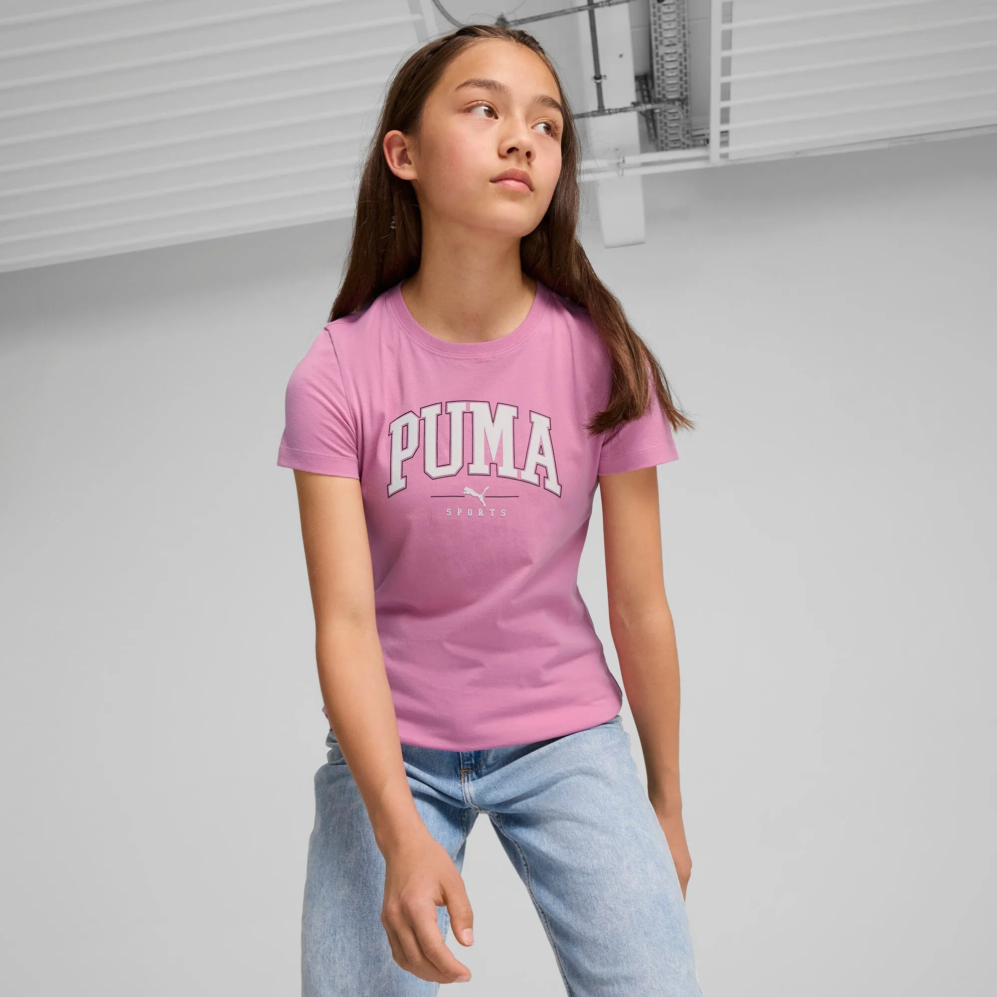PUMA Big Kids' Girls' SQUAD Tee Youth