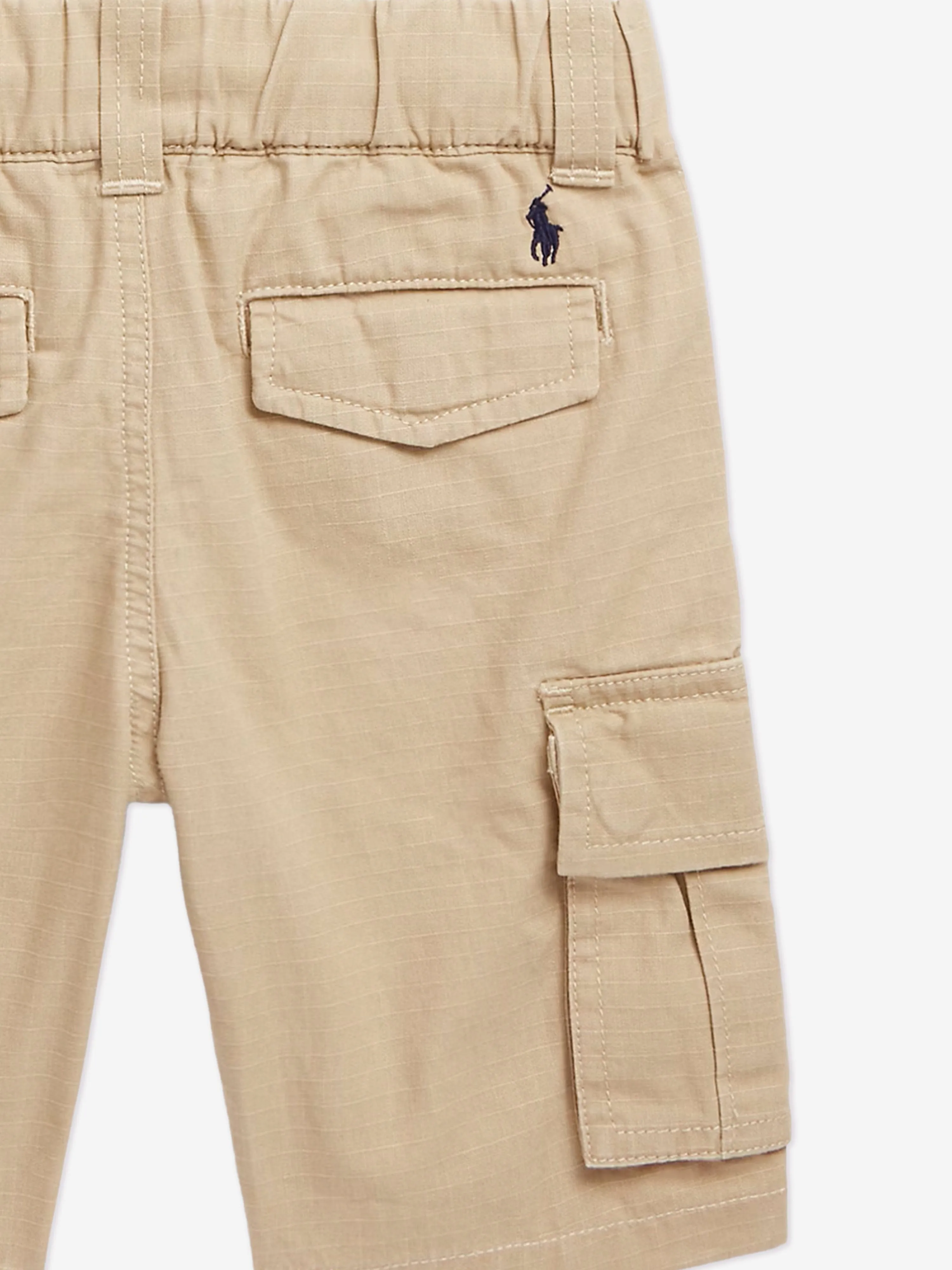 Ralph Lauren Boys Pull On Cargo Shorts in Beige