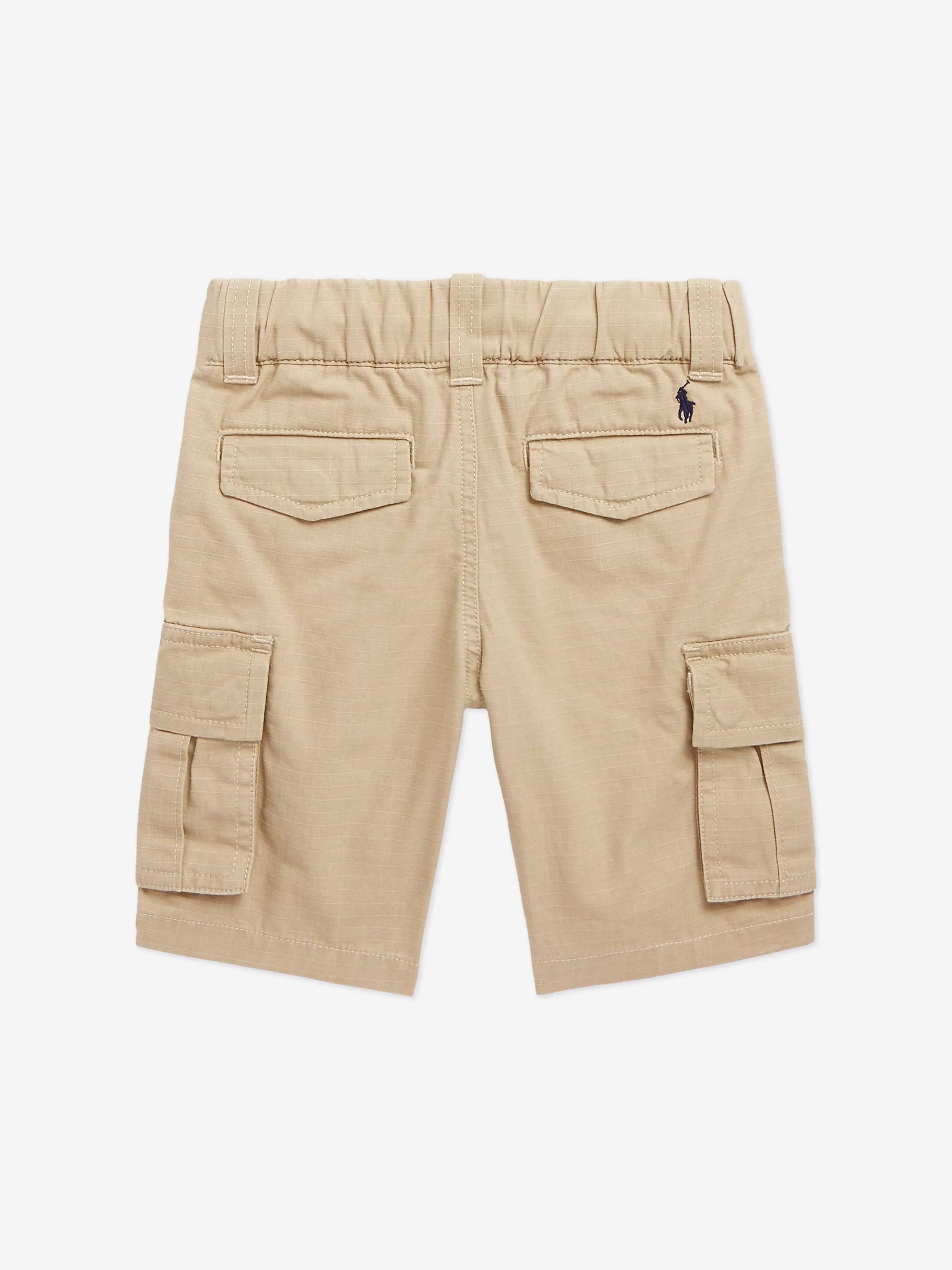 Ralph Lauren Boys Pull On Cargo Shorts in Beige