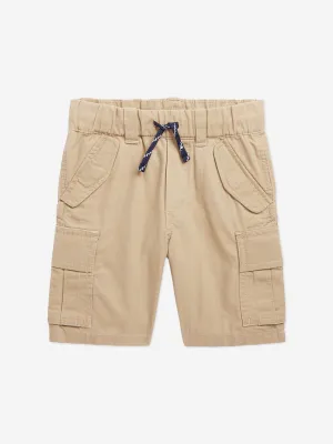 Ralph Lauren Boys Pull On Cargo Shorts in Beige