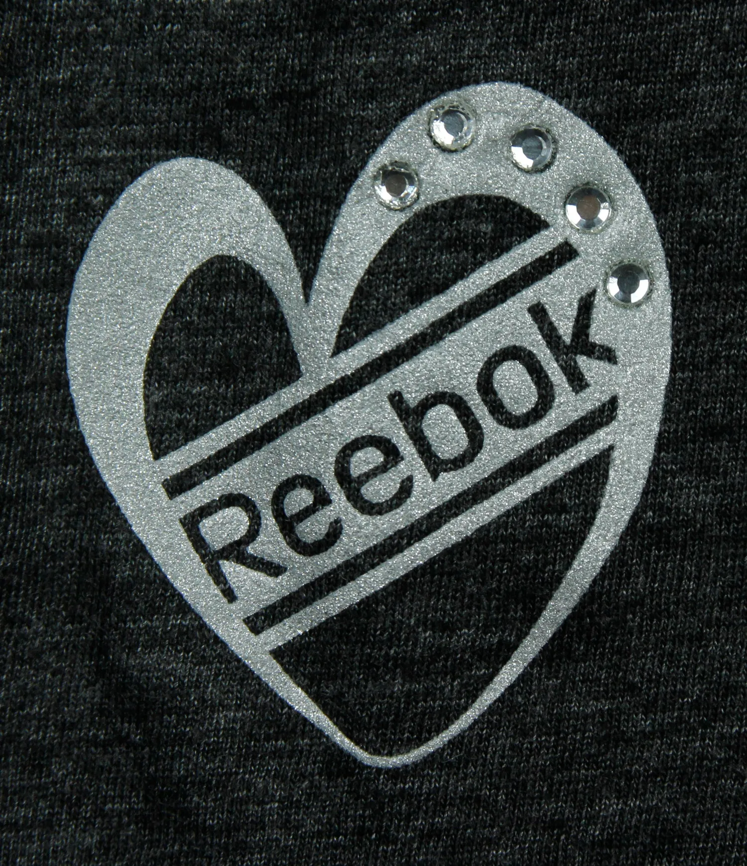 Reebok NHL Youth Girl's Boston Bruins Logo 3/4 Sleeve Raglan Tee T-Shirt, Grey