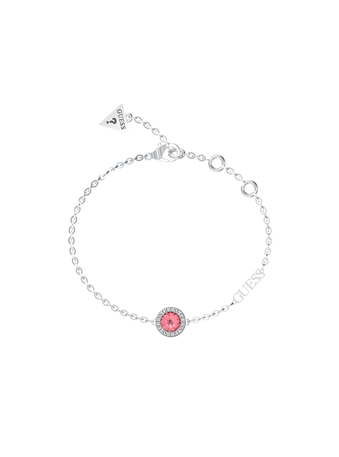 Silver Colour My Day Charm Bracelet Guess