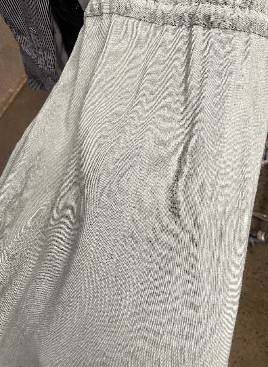 Size 10 | Aje Sage Linen Blend Bonjour Belted Midi Shirt Dress