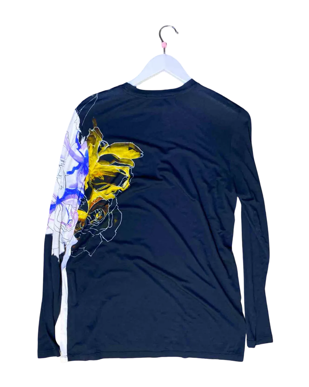 Size S | Prabal Gurung Floral Long Sleeve Top