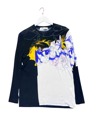 Size S | Prabal Gurung Floral Long Sleeve Top