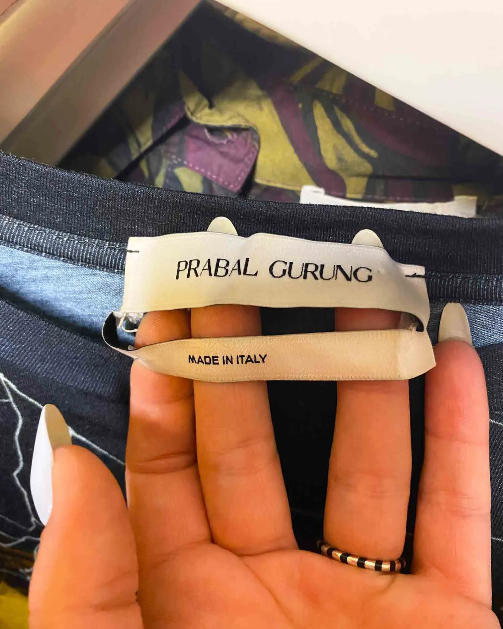 Size S | Prabal Gurung Floral Long Sleeve Top