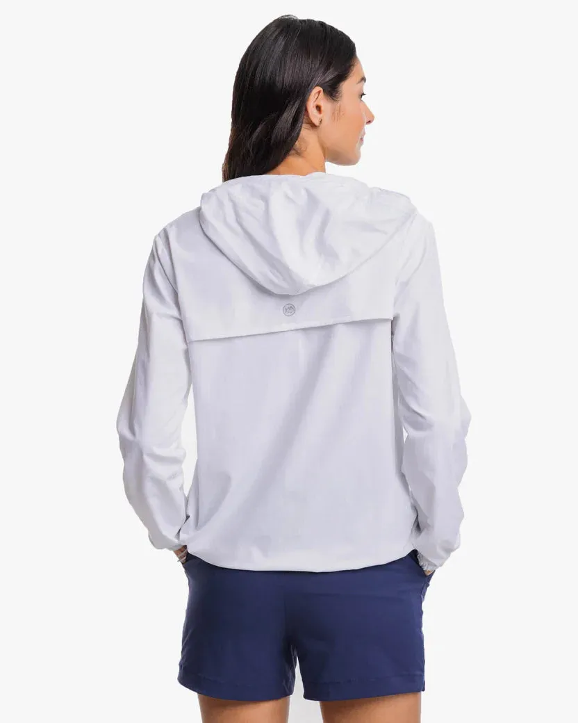 Southern Tide Women's Calie Pop Placket Popover - Classic White