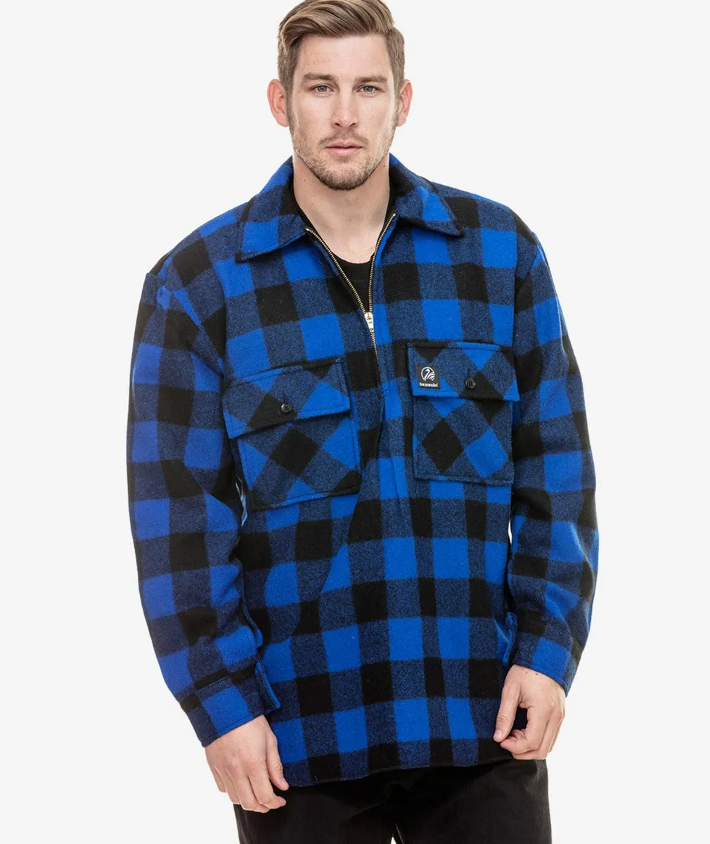 Swanndri Men's Ranger Wool Zip Front Bushshirt