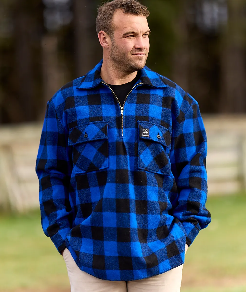Swanndri Men's Ranger Wool Zip Front Bushshirt