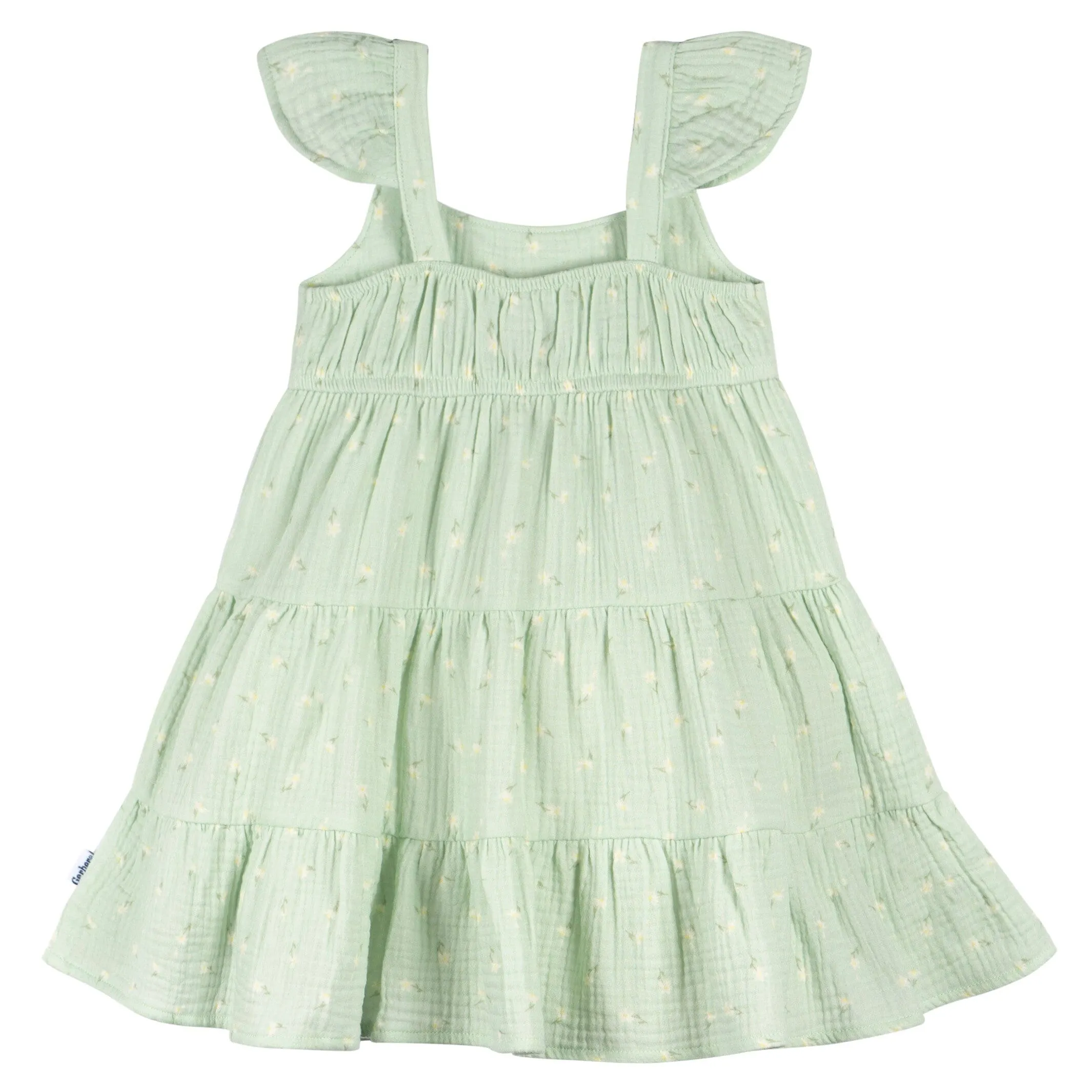 Toddler Girls Pick-A-Daisy Tiered Cotton Gauze Dress Gerber Childrenswea