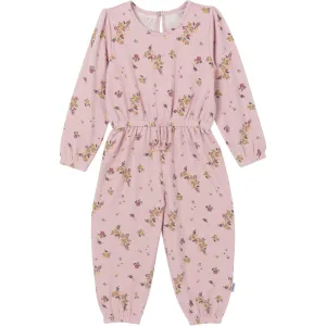 Toddler Girls Pink Floral Hacci Jumpsuit Gerber Childrenswea