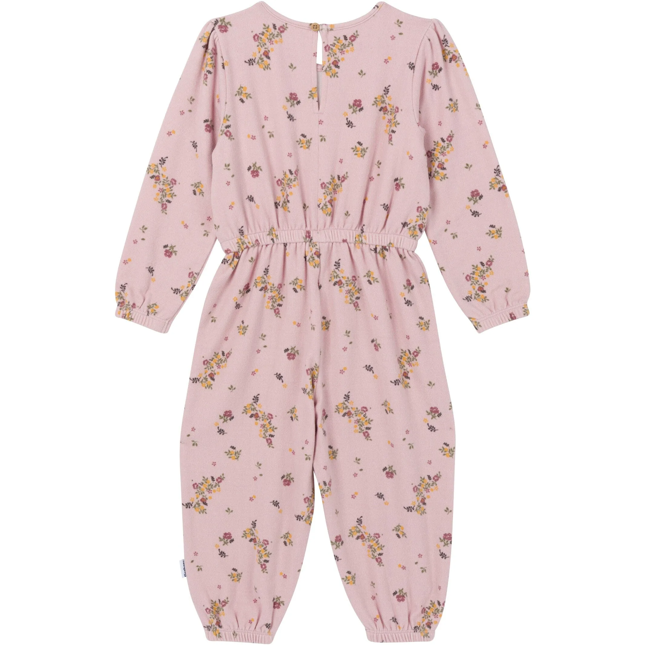 Toddler Girls Pink Floral Hacci Jumpsuit Gerber Childrenswea