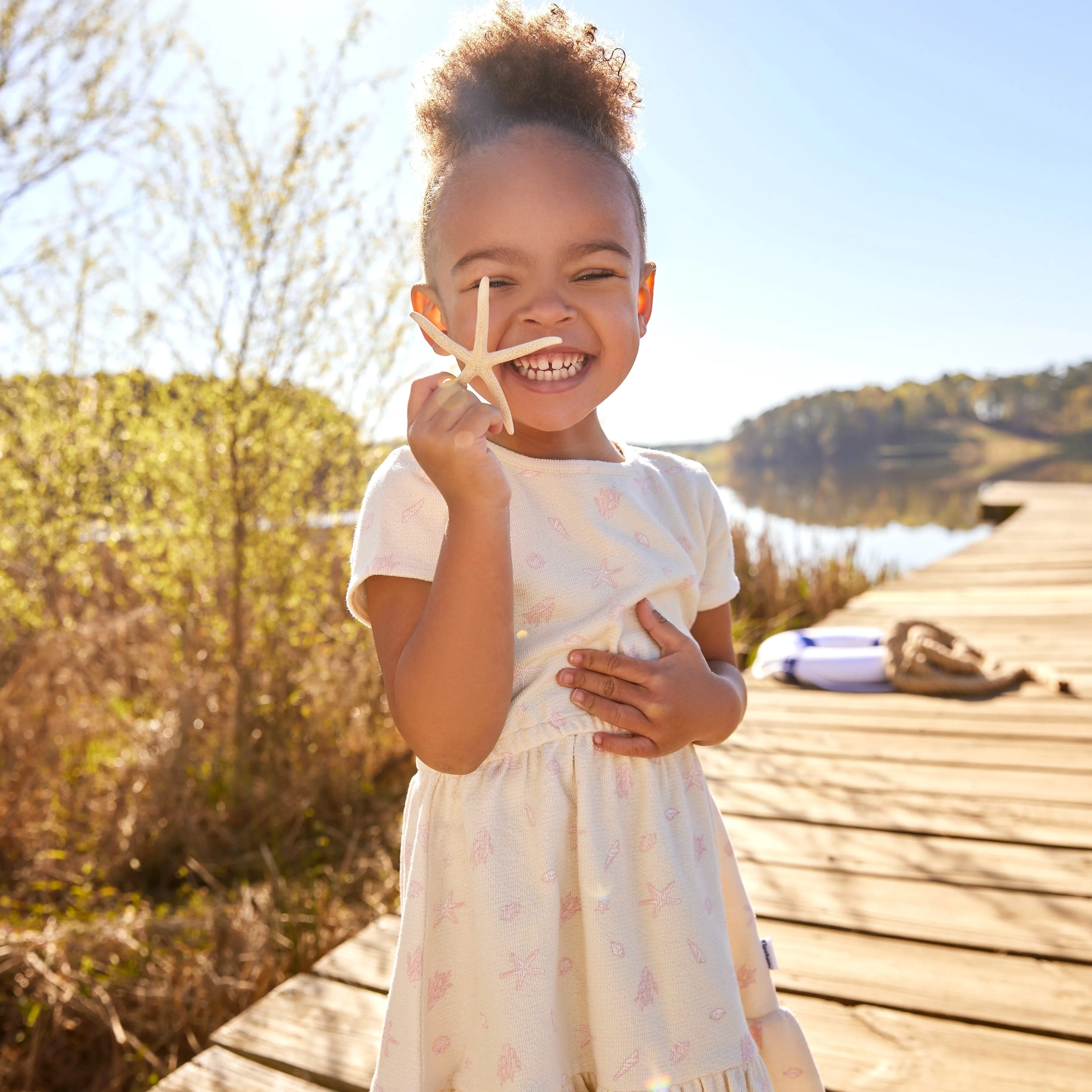 Toddler Girls Seashells Dress Gerber Childrenswea