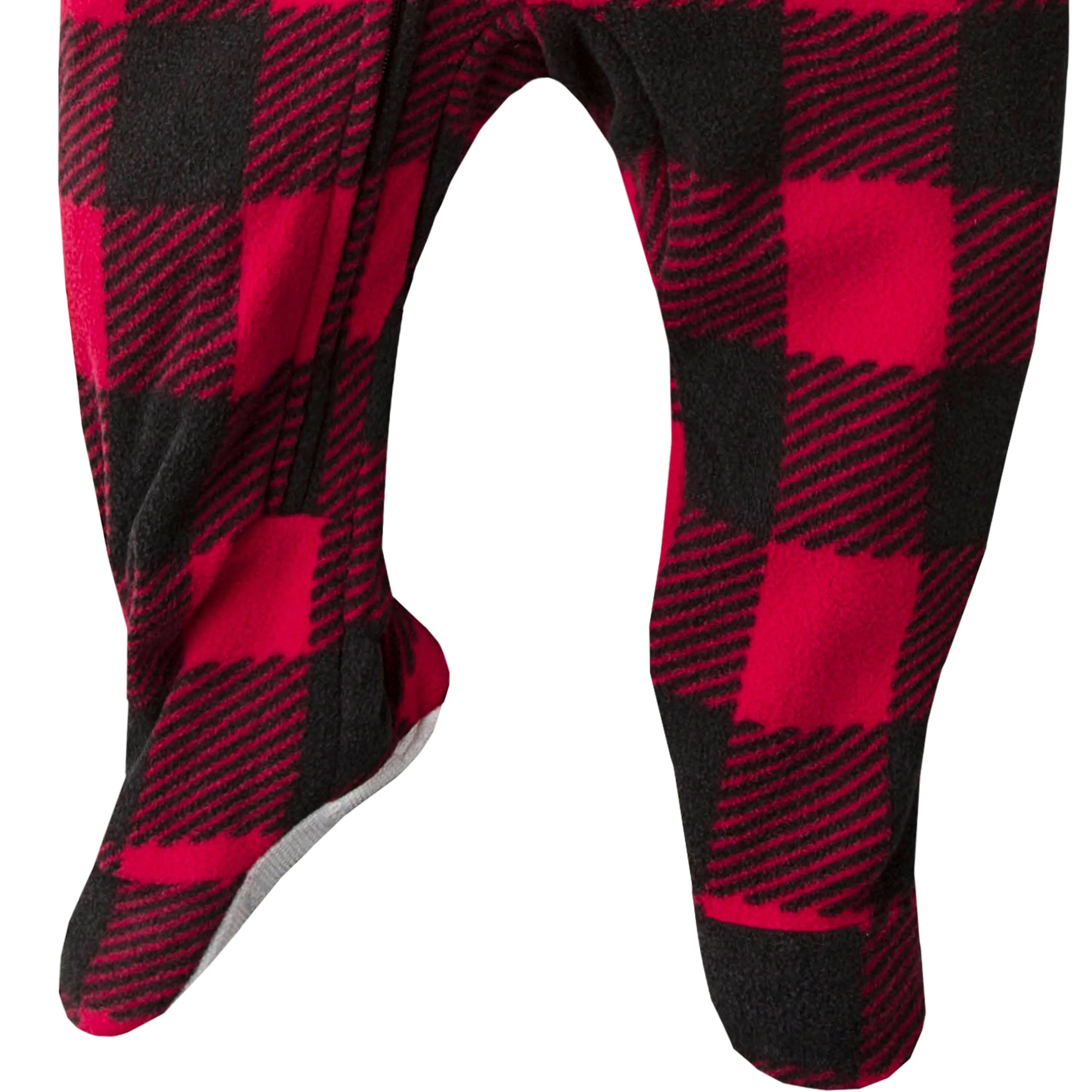 Toddler Neutral Buffalo Plaid Fleece Pajamas Gerber Childrenswea