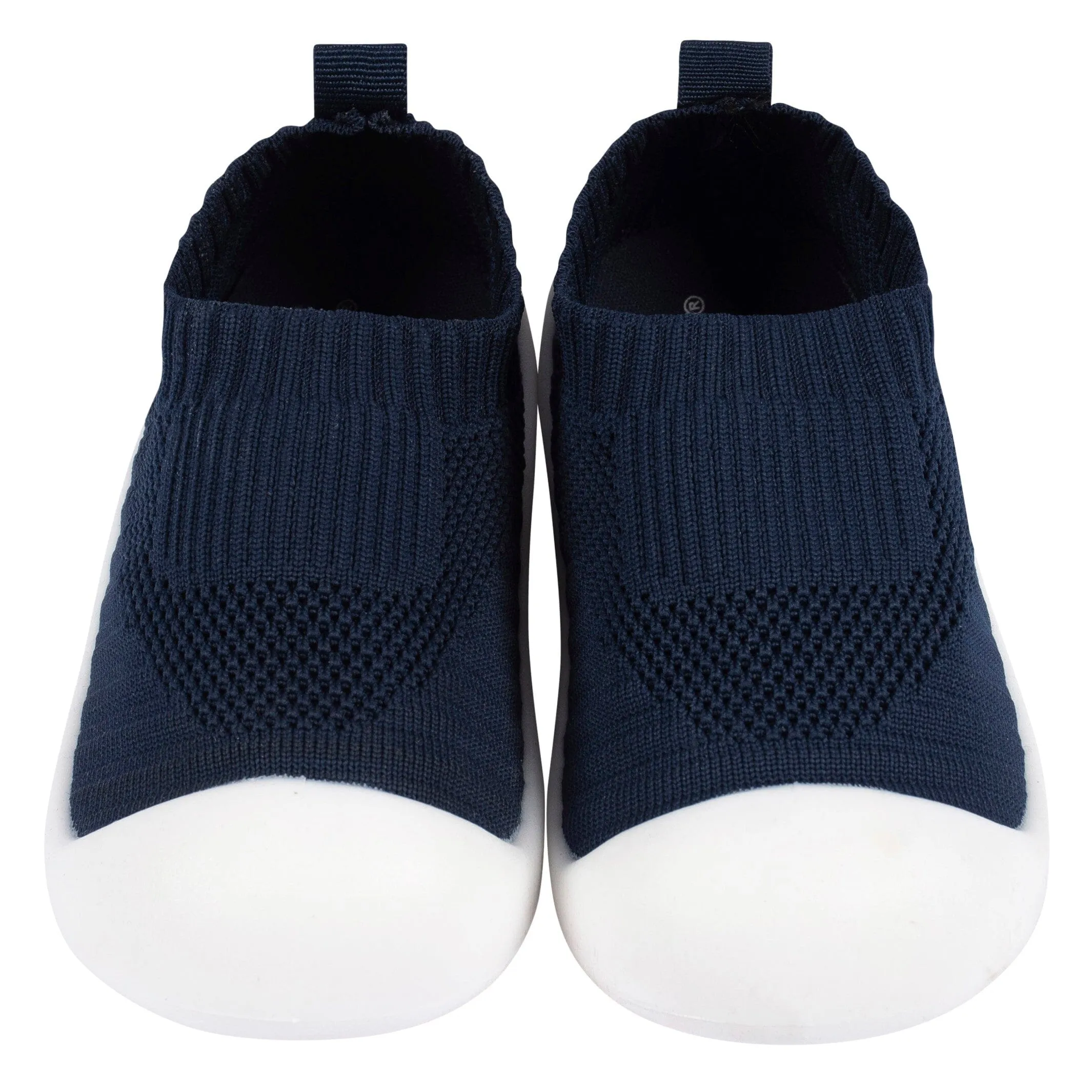 Toddler Neutral Navy Stretchy Knit Slip-On Sneaker Gerber Childrenswea