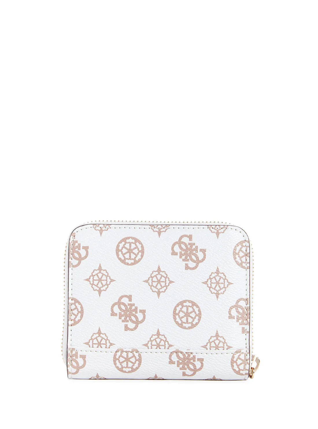 White Logo Laurel Small Wallet Guess