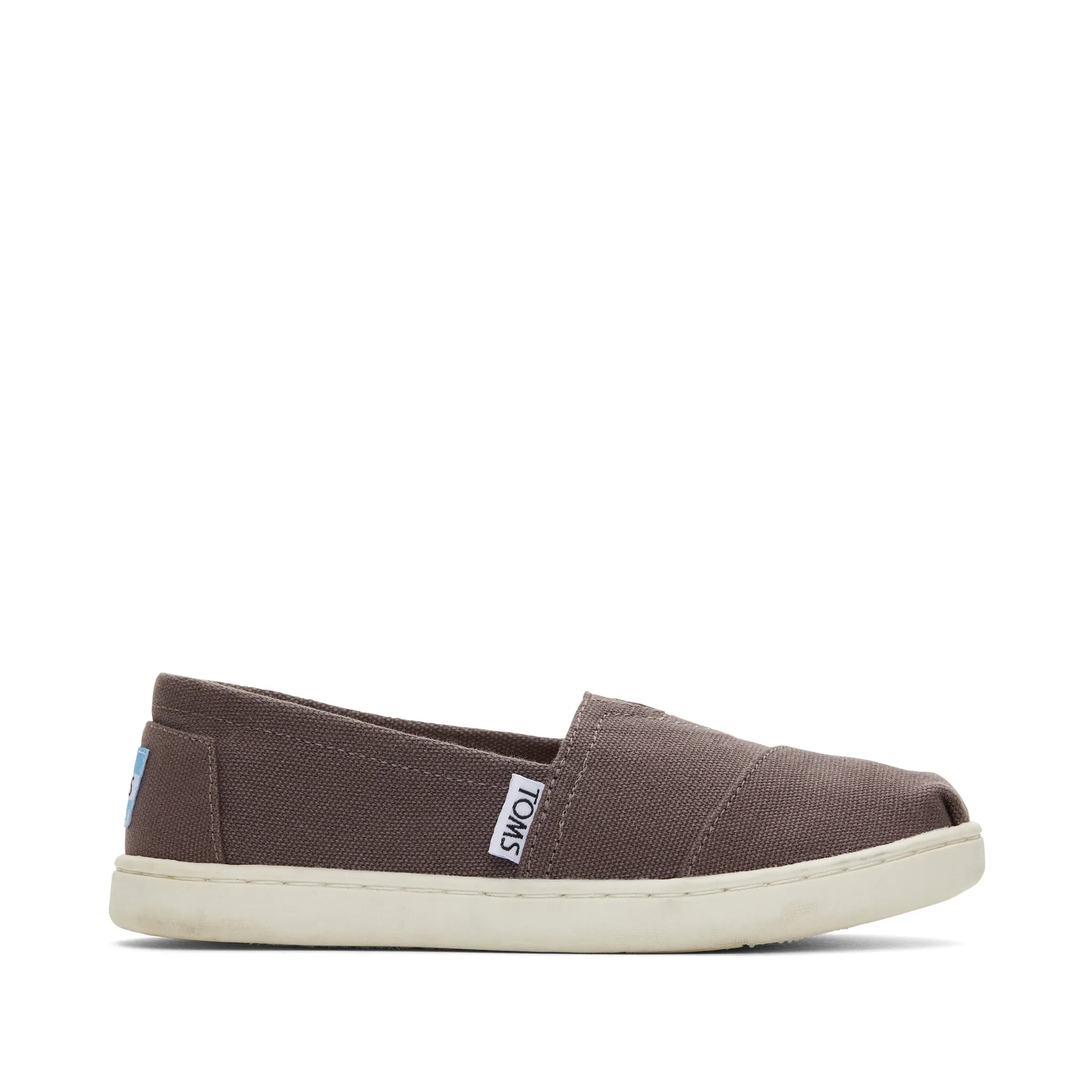 Youth Alpargata Grey Canvas Kids Shoe